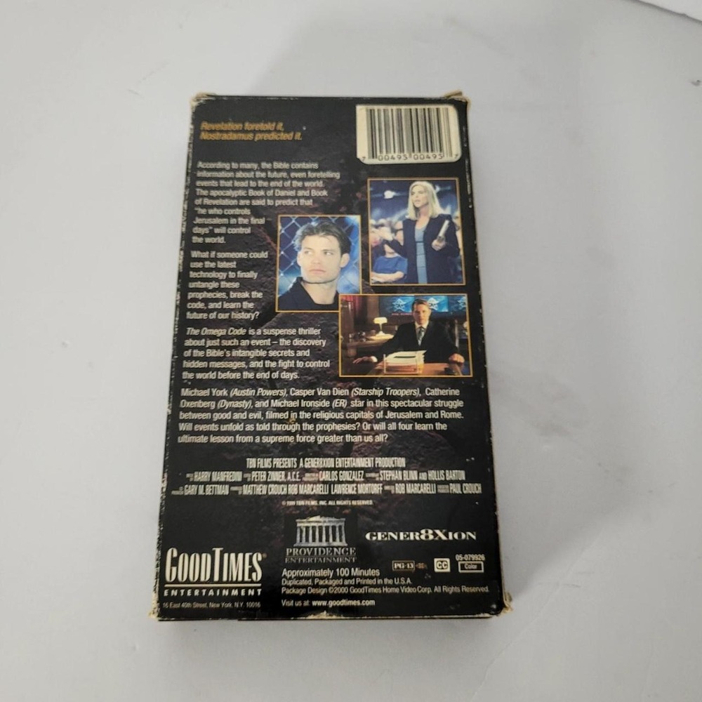The Omega Code VHS - Picture 3 of 3